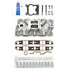 Performer Small Block Chevy EGR Intake Manifold with Installation Kit for Quadrajet - image 1