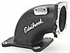 High Flow Intake Elbow for 95mm Throttle Body to 4150 Square-Bore Flange in Black Powder Coated Finish - image 2