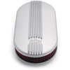 Large Oval Cast Aluminum Air Cleaner Dual 4-barrel Carburetor with Satin Finish - image 2