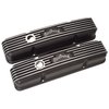 Classic Finned Valve Covers for 1959-1986 Small Block Chevy 262-400 with Black Powder Coated Finish - image 2
