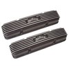 Classic Series Tall Aluminum Valve Covers for 1959-1986 Chevrolet 262-400 [Black] - image 2