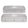 Classic Finned Valve Covers for 1962-1995 Small Block Ford 221-351W with Satin Finish - image 1