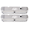 Classic Finned Valve Covers for Small Block Chrysler 318-360 LA Series with Polished Finish - image 1