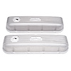 Classic Finned Valve Covers for 1965-Up Big Block Chevy 396-502 with Satin Finish - image 1