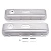 Classic Finned Valve Covers for 1965-Up Big Block Chevy 396-502 with Satin Finish - image 3