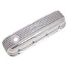 Classic Finned Valve Covers for 1965-Up Big Block Chevy 396-502 with Polished Finish - image 2