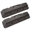 Classic Finned Valve Covers for 1967-1991 AMC/Jeep 290-401 V8 with Black Powder Coated Finish - image 2