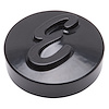 E Logo Air Cleaner Nut Black Anodized - image 1