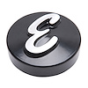 E Logo Air Cleaner Nut Black Anodized - image 1