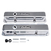 Elite II Short Aluminum Valve Covers for Chrysler Big-Block 383 and 440 [Polished and Gloss Black]