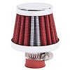 Universal Red Conical Valve Cover Breather with 2.50" Overall Length - image 1