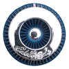 Universal Blue Medium Conical Air Filter with 6.70" Overall Length for 3",3.5", and 4" Air Intake Systems - image 2