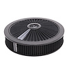 Pro-Flo High-Flow Black Round Air Cleaner 14" Diameter with Breathable Lid - image 1