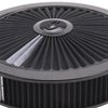 Pro-Flo High-Flow Black Round Air Cleaner 14" Diameter with Breathable Lid - image 2