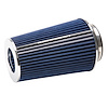 Universal Blue Tall Conical Air Filter with 10.50" Overall Length for 3",3.5", and 4" Air Intake Systems - image 1