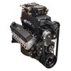 E-Force RPM Supercharged Small Block Chevy 350 Black Crate Engine Carbureted - image 4