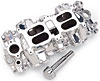 Performer RPM Intake Manifold Dual-Quad, Large Port 348/409 "W" Big Block 1500-6500 rpm Endurashine Finish - image 2