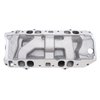 Performer Intake Manifold Dual Quad, Oval Port, 1500-6000 rpm, Polished Aluminum - image 2