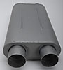 Sound Deflection Technology Muffler Dual Inlet: 2.50" - image 2
