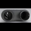 Sound Deflection Technology Muffler Dual Inlet: 2.50" - image 4