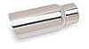 Exhaust Tip double-wall 3 inlet 4 outer tube (10-1/4 long) polished 304 stainless steel - image 1
