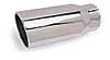 TAILPIPE TIP (ROLLED EDGE) 4 IN/ 5 OUT 304 SS (POLISHD / ETCHED) - image 1