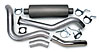 Diesel Exhaust Systems - Downpipe Back GM 2001-06 6.6L Duramax Crew Cab Short Bed - image 1