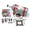 Performer RPM Single Stage Nitrous Plate Kit for 4150 Square-bore Carburetor with Silver Powder Coated Bottle - image 1