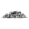 7101-CP Performer RPM Intake Manifold for Small Block Chevy [Chrome Plasma] - image 4