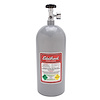 Nitrous Bottle 10 lb. with Liquid-Filled Gauge in Silver Powder Coated Finish - image 1