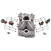 Pre-Assembled Direct Port Nitrous Plumbed Intake Manifold for Small Block Chevy with Super Victor Intake Manifold - image 1