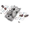 Pre-Assembled Direct Port Nitrous Plumbed Intake Manifold for Small Block Chevy with Super Victor Intake Manifold - image 2