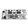 Performer RPM Air Gap Intake Manifold Intake Manifold Dual Quad, 1500-6500 rpm Polished Finish - image 1