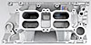 Performer RPM Air Gap Intake Manifold Dual Quad with Vortec, 1500-6500 rpm - image 2