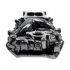 7561-BP RPM Air-Gap Intake Manifold for Big-Block Chevy w/Oval Ports [Black Plasma Finish] - image 3