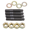 Bull Nosed Carburetor Stud Kit Black Oxide Stud Finish - image 1