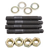 Bull Nosed Carburetor Stud Kit Black Oxide Stud Finish - image 1