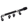 Dual-Quad Black Braided Fuel Line Kit - image 1