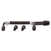 Dual-Quad Black Braided Fuel Line Kit - image 2