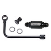 81343 Performer & Thunder Series Carburetor Black Fuel Line with Black -6 AN Fuel Filter - image 1