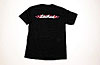 Black T-Shirt with Edelbrock Flames Men"s Large - image 1