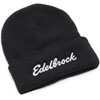Knit Beanie in Black with Edelbrock Script - image 1
