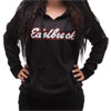 Women's Script Black Pullover Hoodie in Small - image 1