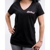 Women's Black V-Neck Tee Medium - image 1