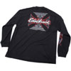 Men's Cross Logo Pinstriped Long Sleeve in Small - image 1