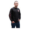 Men's Cross Logo Pinstriped Long Sleeve in Medium - image 2