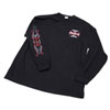 Men's Cross Logo Pinstriped Long Sleeve in XL - image 1