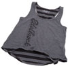 Women's Gray Striped Tank Top Large - image 1