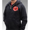 Men's Scorpion Zip Up Black Hoodie Sweatshirt in Small - image 1