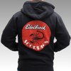 Men's Scorpion Zip Up Black Hoodie Sweatshirt in Medium - image 2